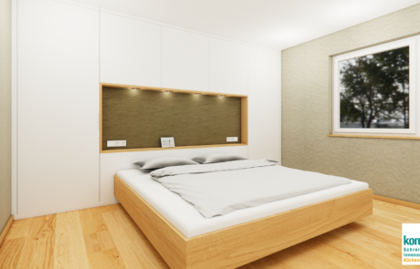 Wohnungskonzept Schlafzimmer